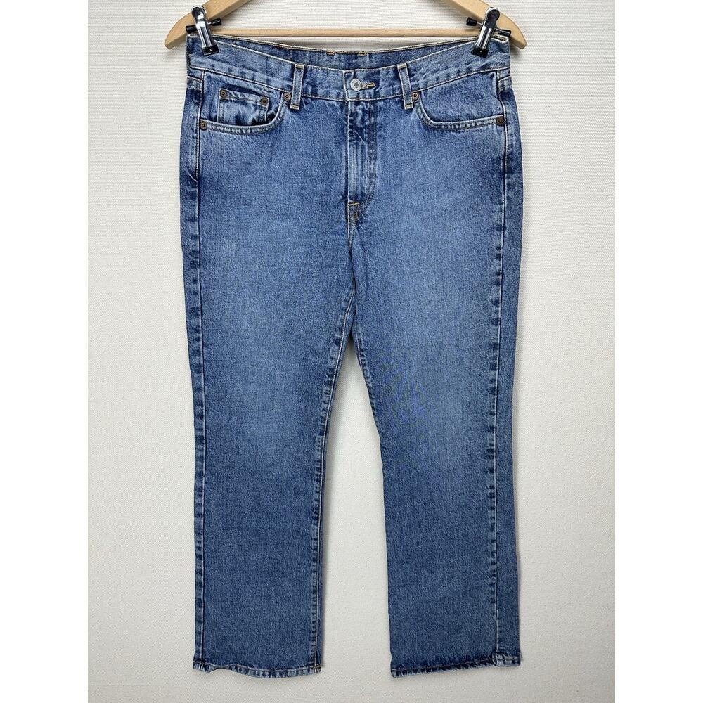 Lucky Brand Jeans Womens 12/31 Plain Jane Flare C Denim Dungarees American Made